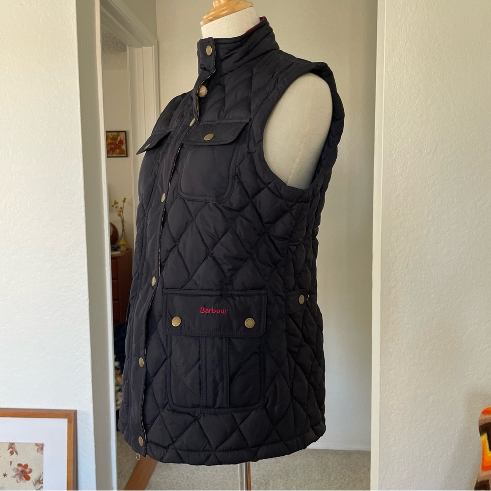 Barbour x Morris & Co Craft Gilet Quilted Puffer Vest - Picture 5 of 15